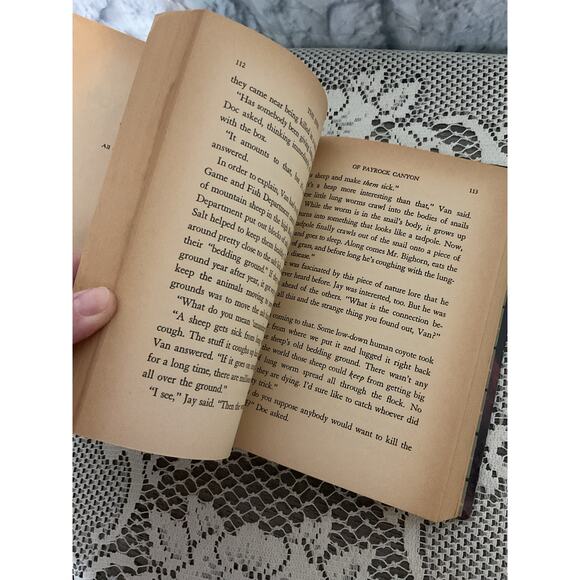 1954 The Jinx of Payrock Canyon Hardback By Troy Nesbit - Picture 7 of 10